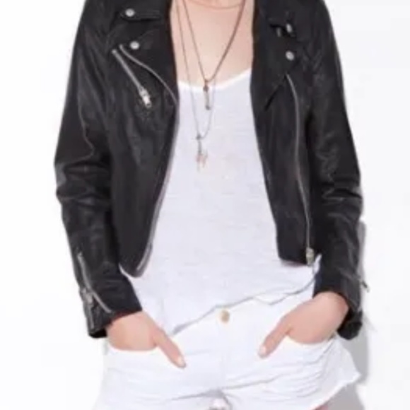 Zara Women’s Faux Leather Jacket XS - Picture 5 of 6